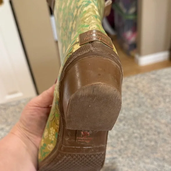 Tamara Henriques Cowboy Rain Boots - Size 38 (7.5-8) - Picture 7 of 11